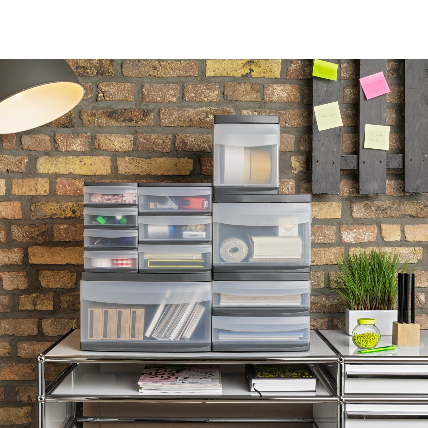 rotho-systemix-tower-s-schubladenbox-transparent-stapelbar image 5