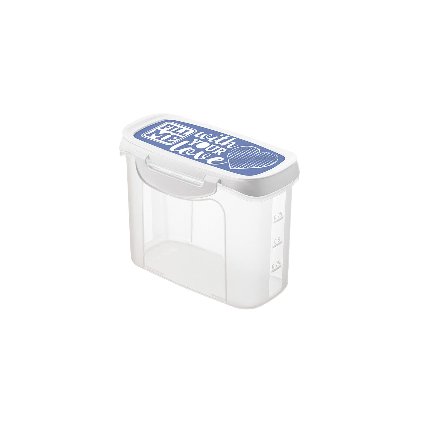 rotho-clic-lock-streudose-1l-horizontblau-vorratsdose image 2