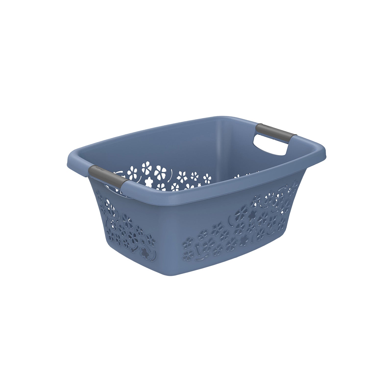 rotho-flowers-w-schekorb-25-l-anthrazit-mit-griffen image 3