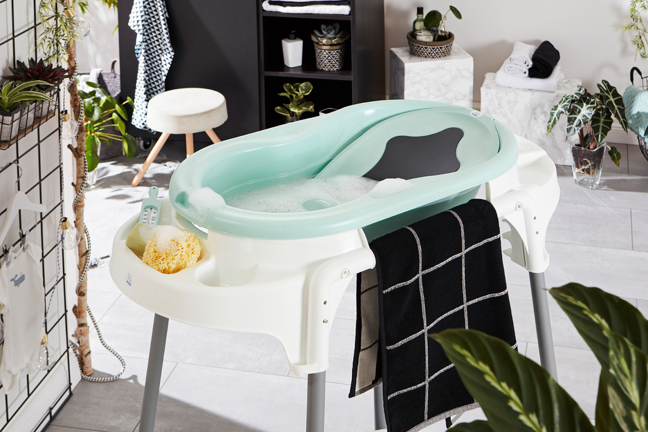 rotho-top-badestation-stone-grey-baby-badewanne-gestell image 8