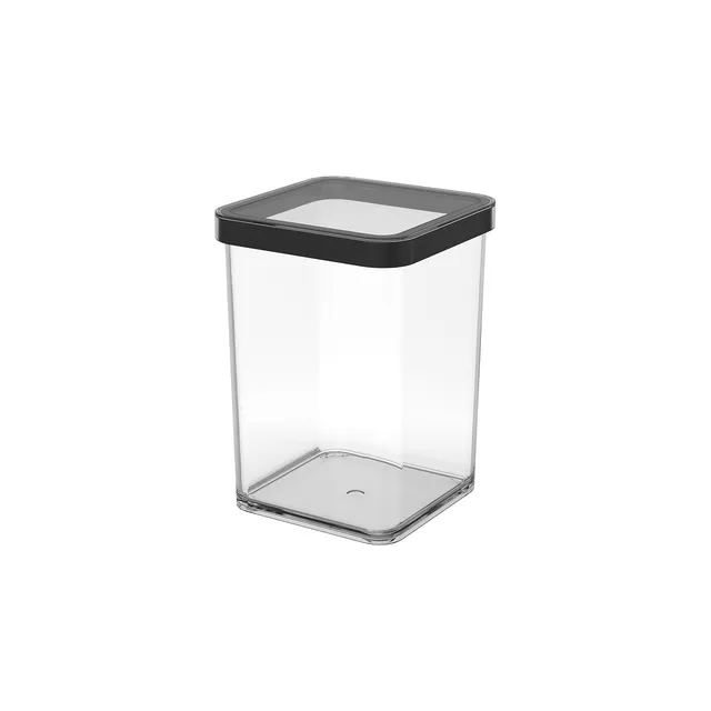 rotho-loft-premium-vorratsdose-1l-transparent-rot-aromadicht image 1