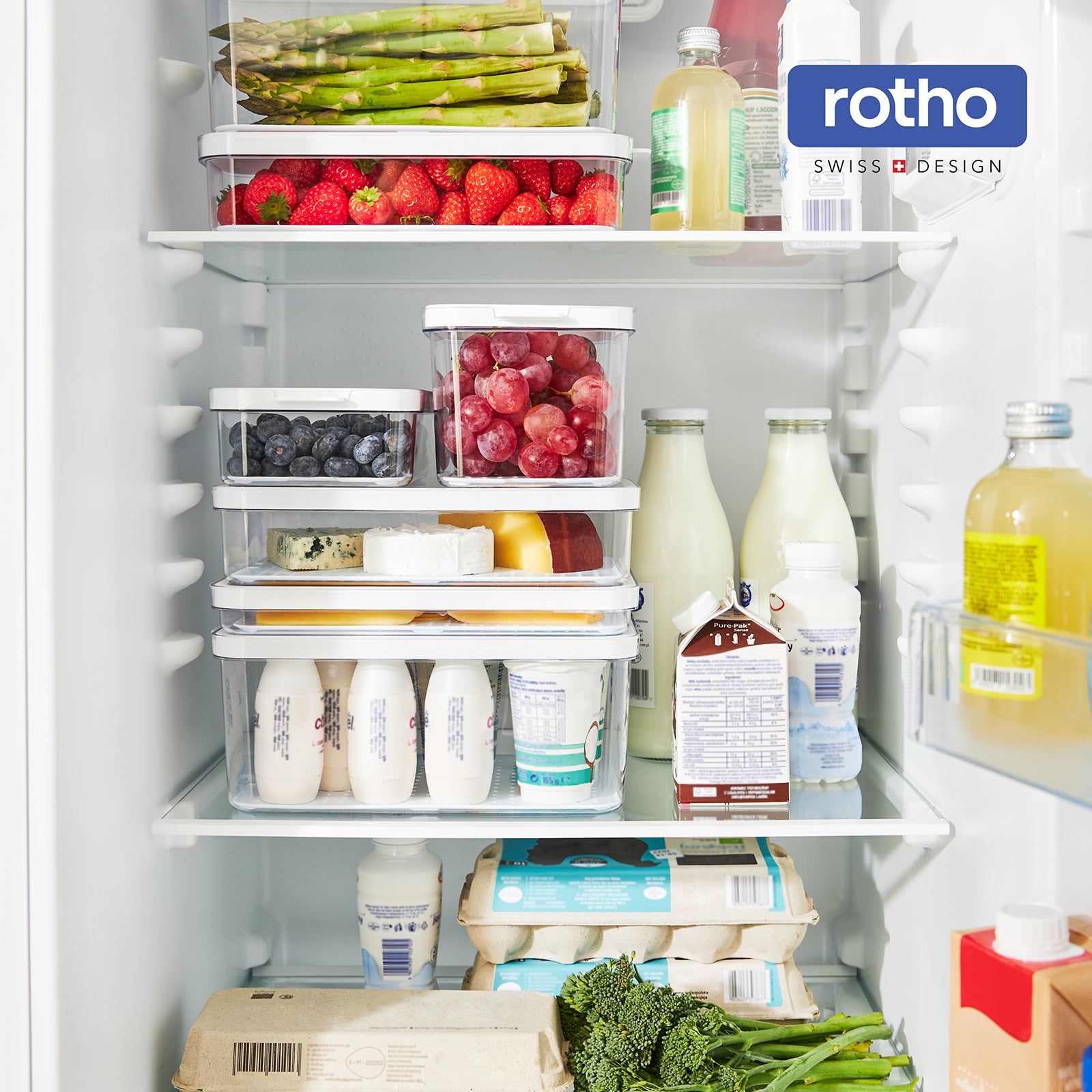 rotho-cauma-k-hlschrank-organizer-4-tlg-transparent image 7