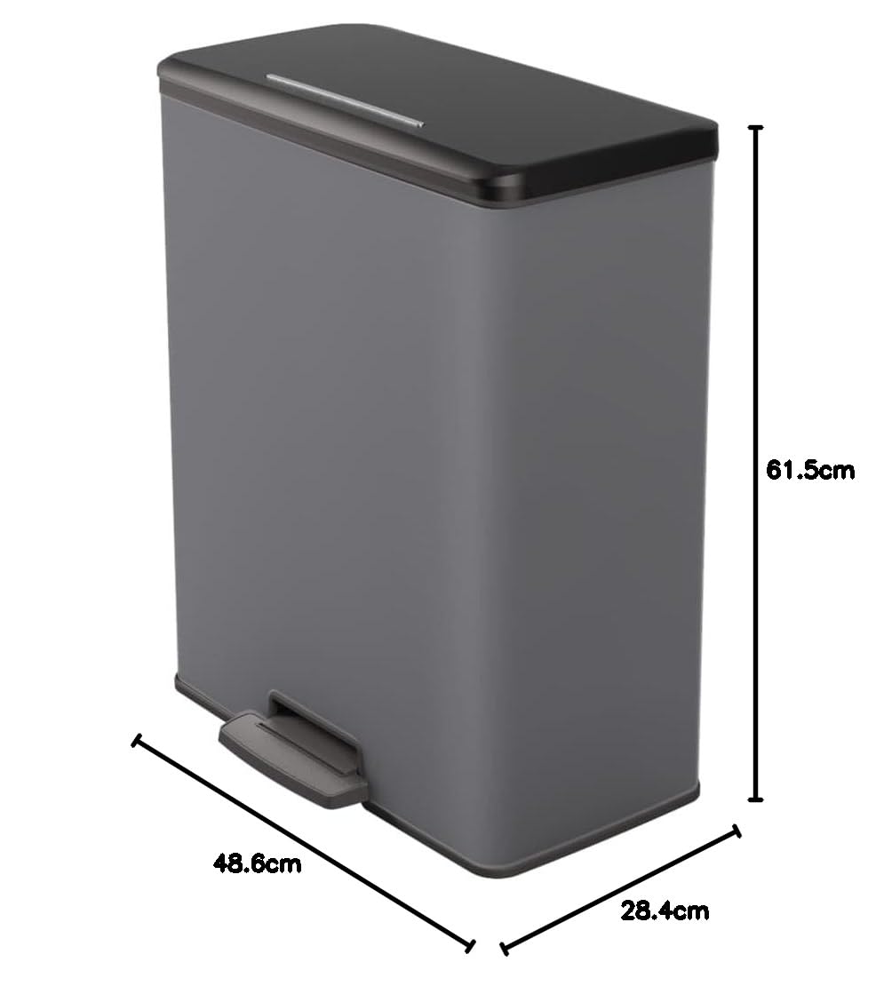 curver-deco-tretm-lleimer-65l-grau-metall-optik-soft-close image 6