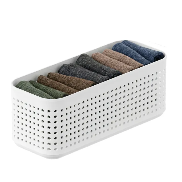 rotho-wop-kleiderschrank-organizer-korb-s-mistletoe-wei image 1