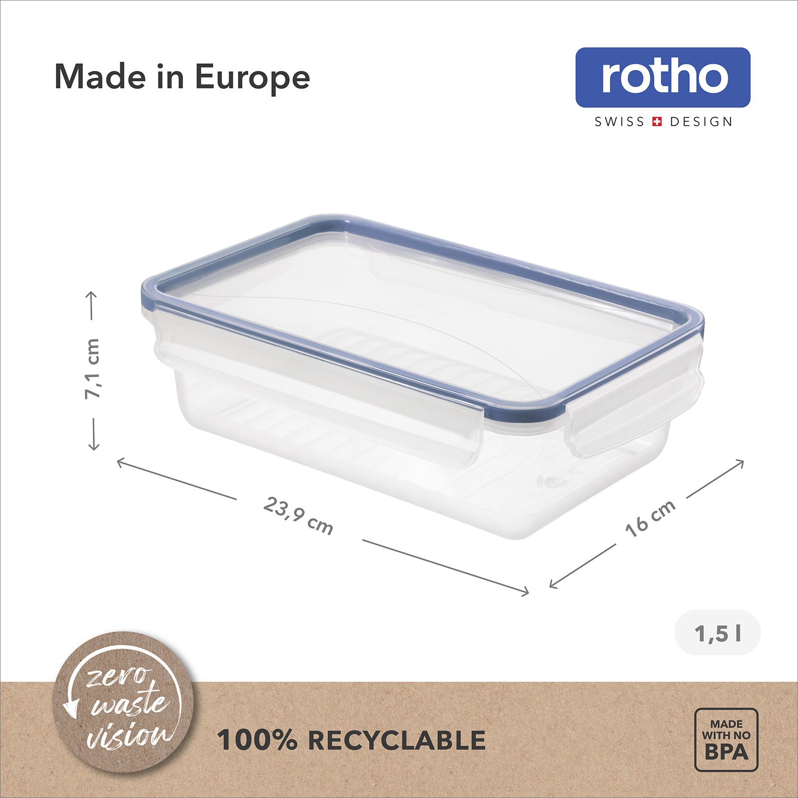 rotho-clic-lock-frischhaltedosen-set-3tlg-blau-luftdicht image 4