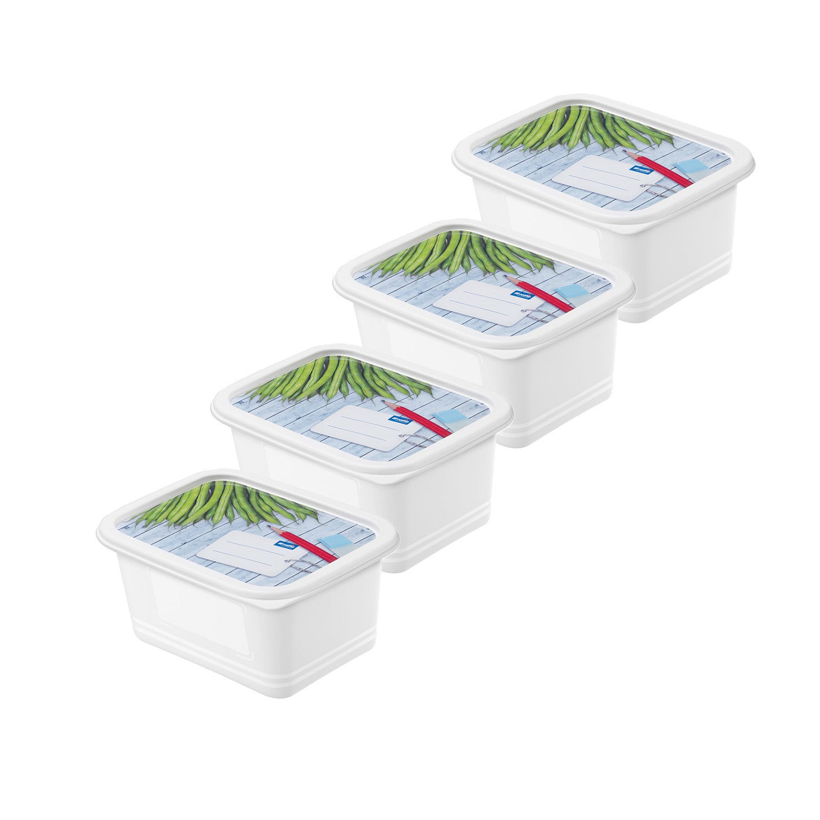 rotho-domino-gefrierdosen-4er-set-0-75-l-horizontblau-bpa-frei image 2