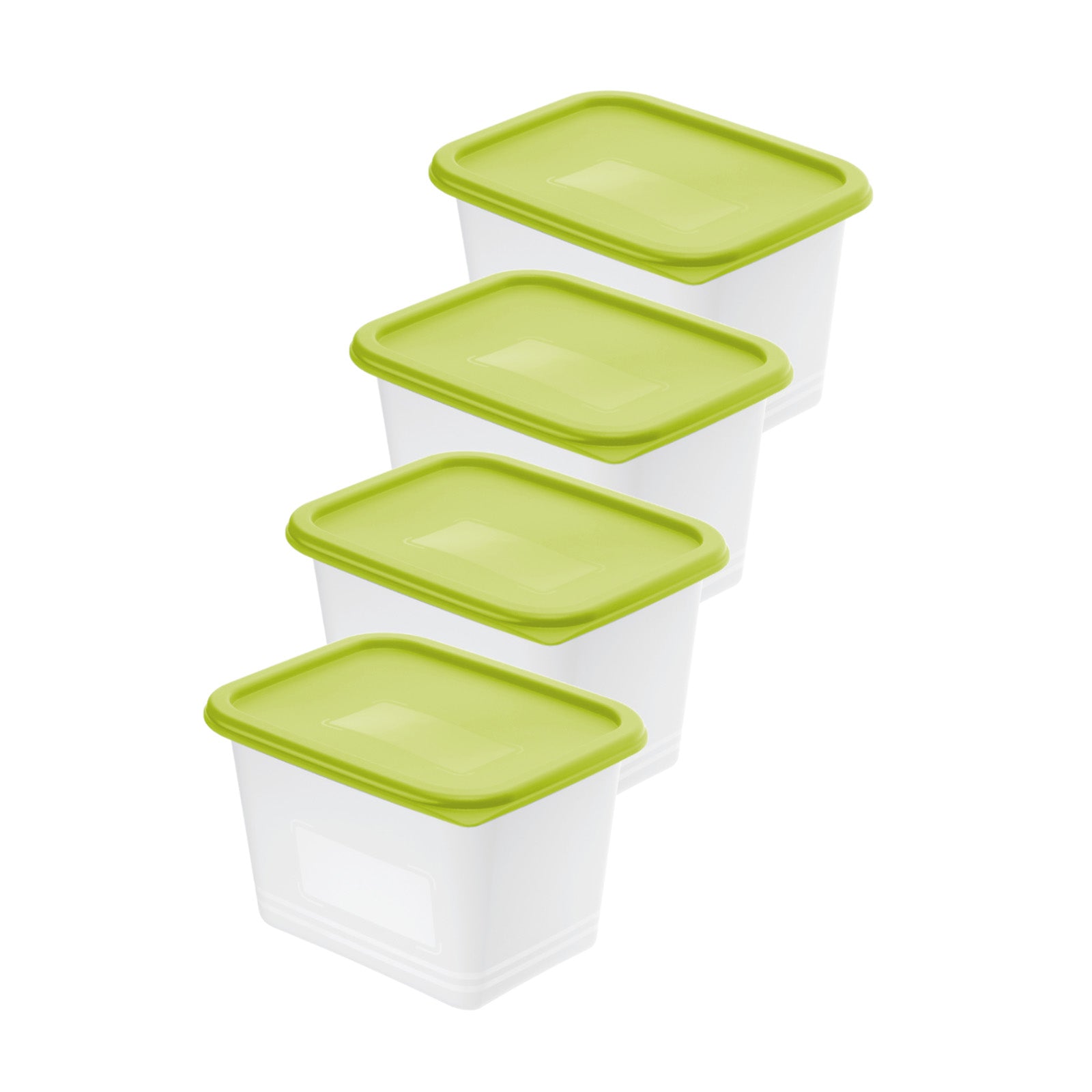 rotho-domino-gefrierdose-1-l-motiv-4er-set-bpa-frei image 1