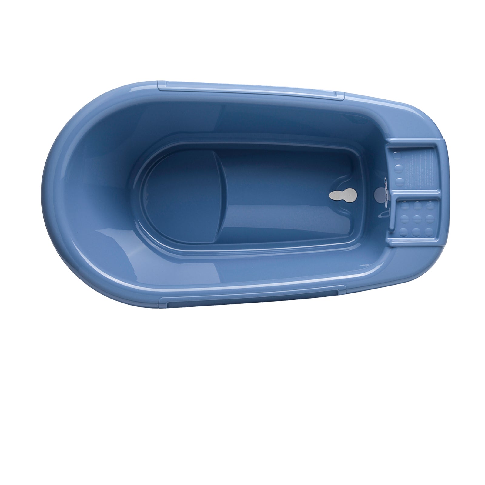 rotho-bella-bambina-babybadewanne-misty-blau-mit-sitz image 4