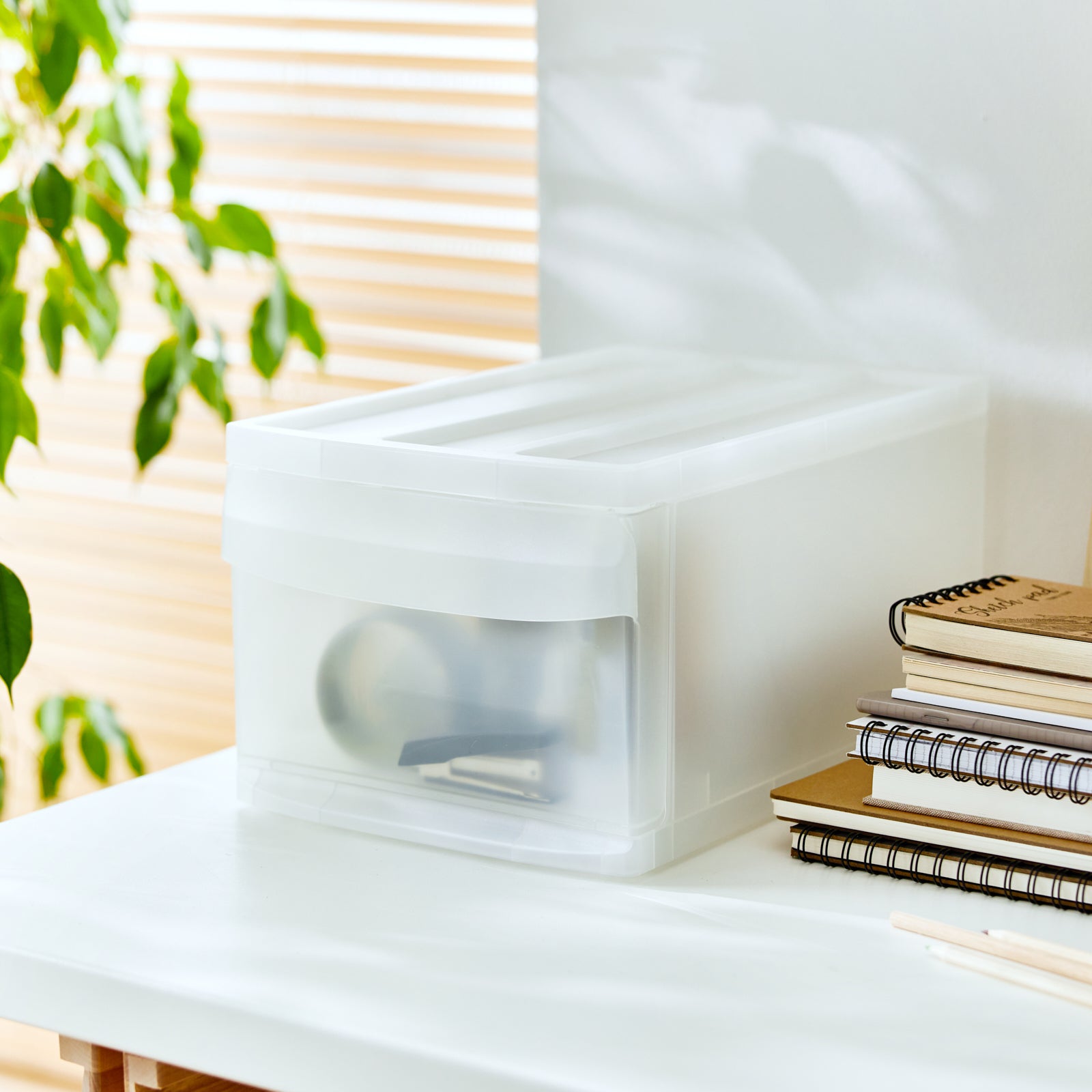 rotho-systemix-schubladenbox-m-stapelbox-transparent image 2