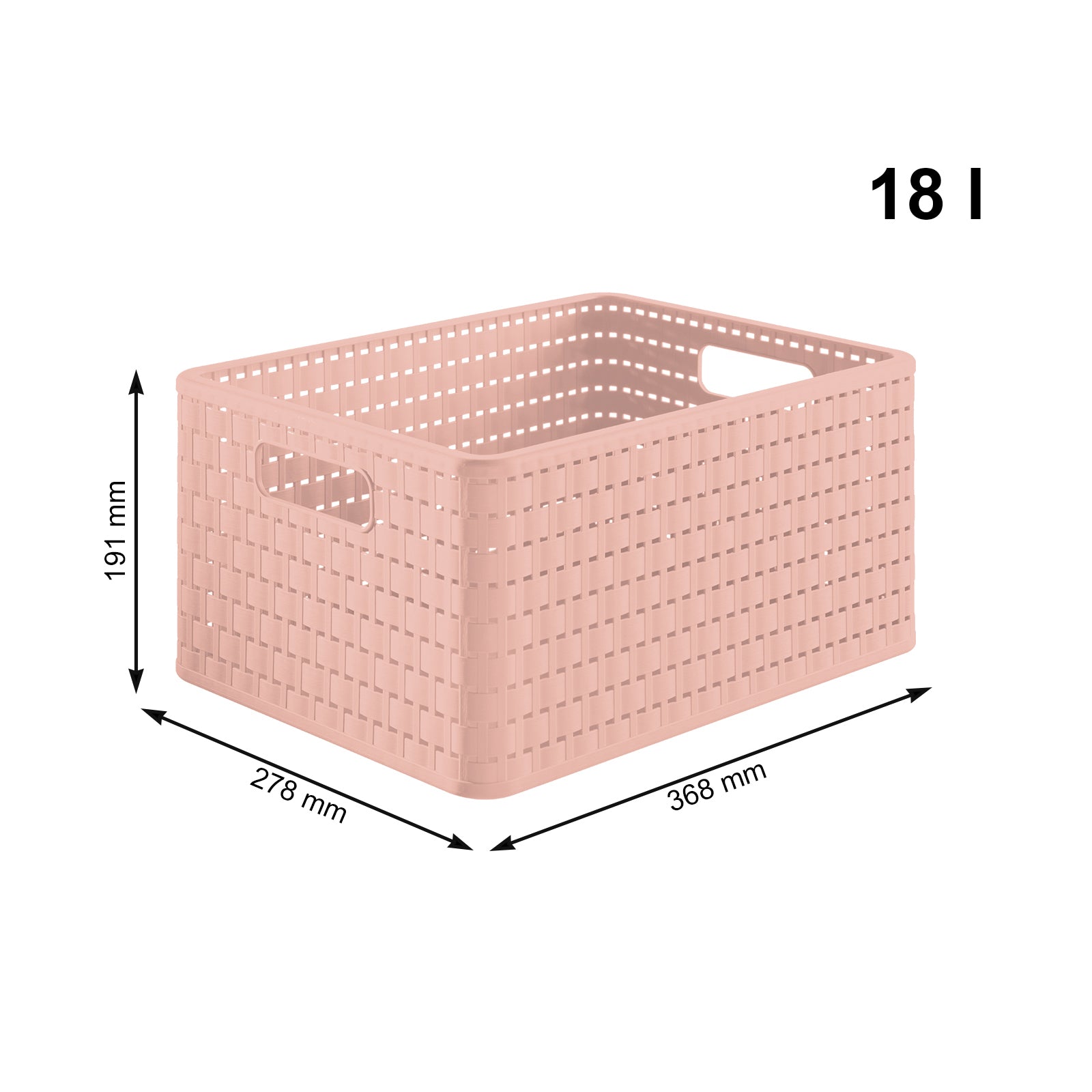 rotho-country-korb-din-a4-18-l-anthrazit-rattan-optik image 3