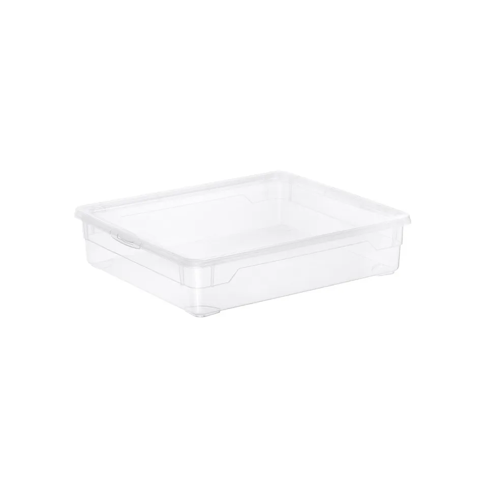 rotho-clear-box-shirt-9-l-transparent-mit-deckel image 1