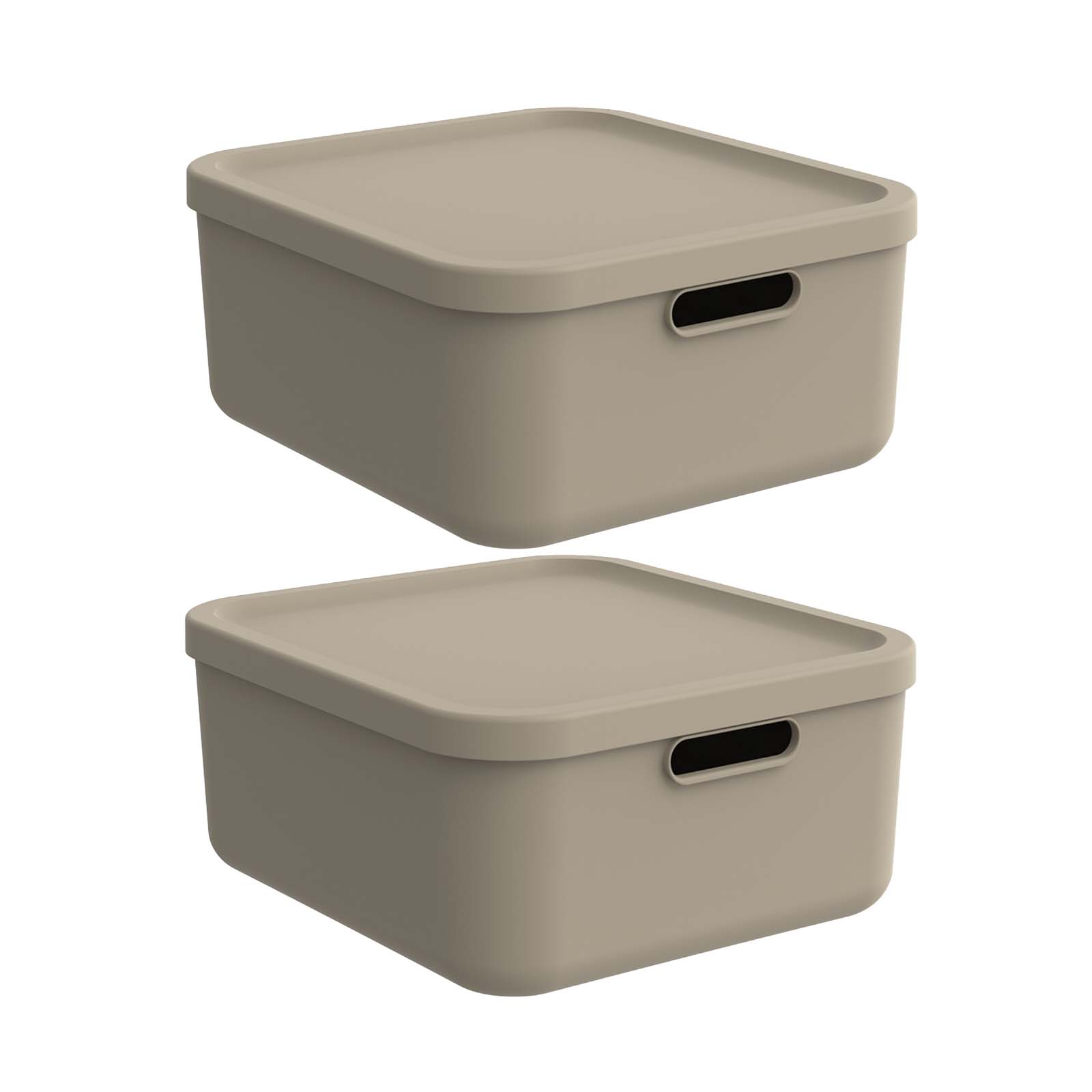 rotho-albula-light-aufbewahrungsbox-20l-2er-set-anthrazit image 1