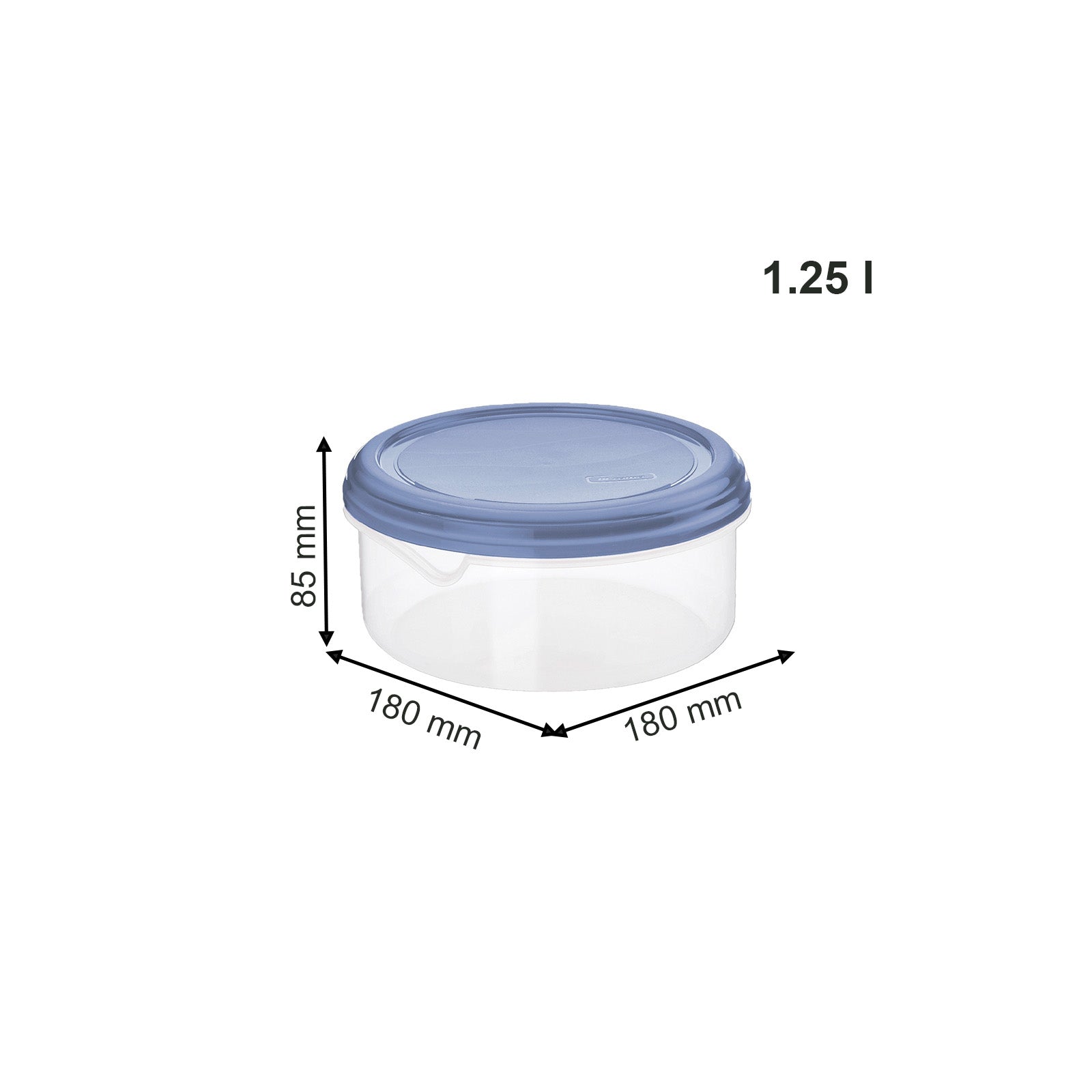 rotho-rondo-k-hlschrankdose-rund-1-25-l-frischhaltedose-horizontblau image 7