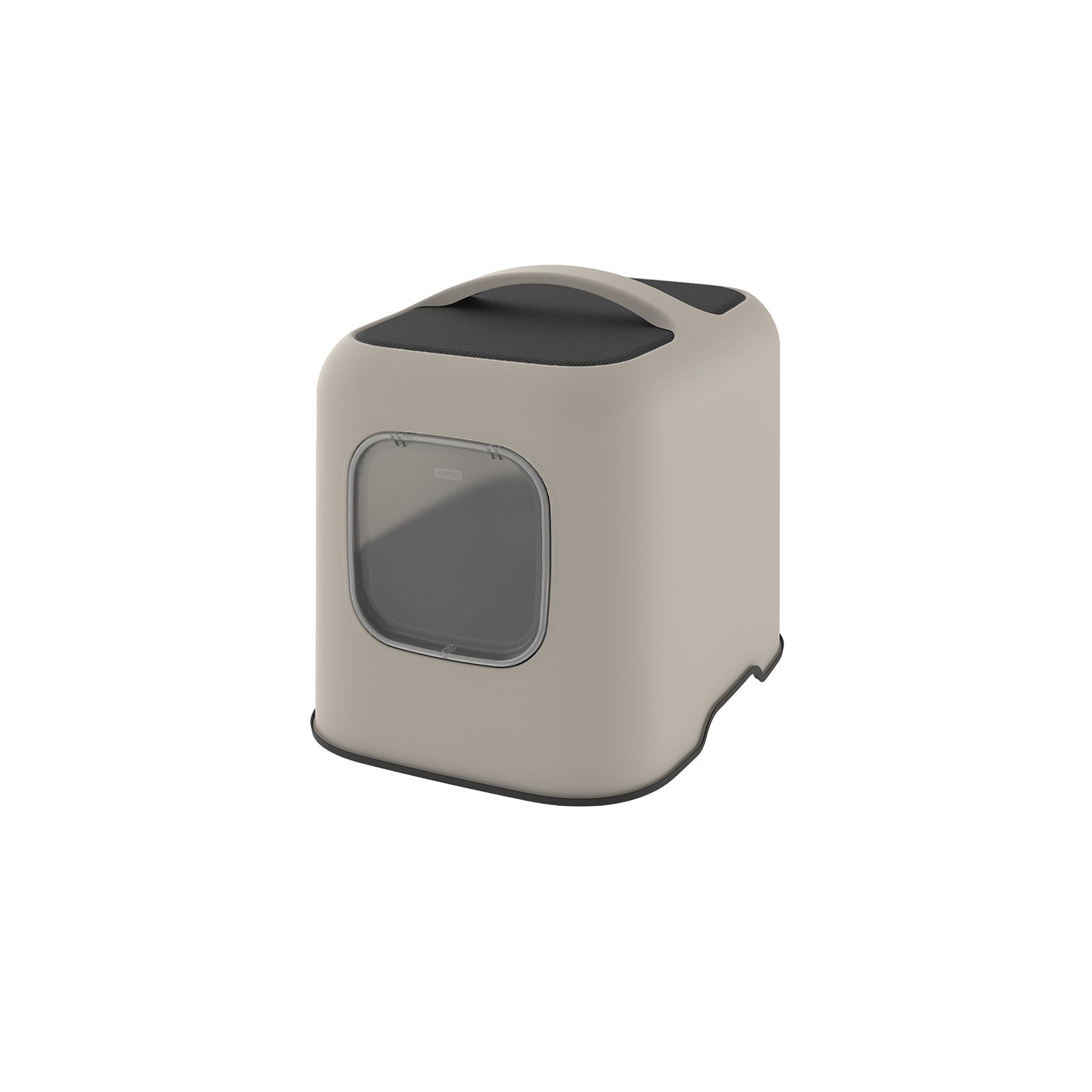 rotho-biala-katzentoilette-mit-haube-cappuccino-mit-schaufel image 4