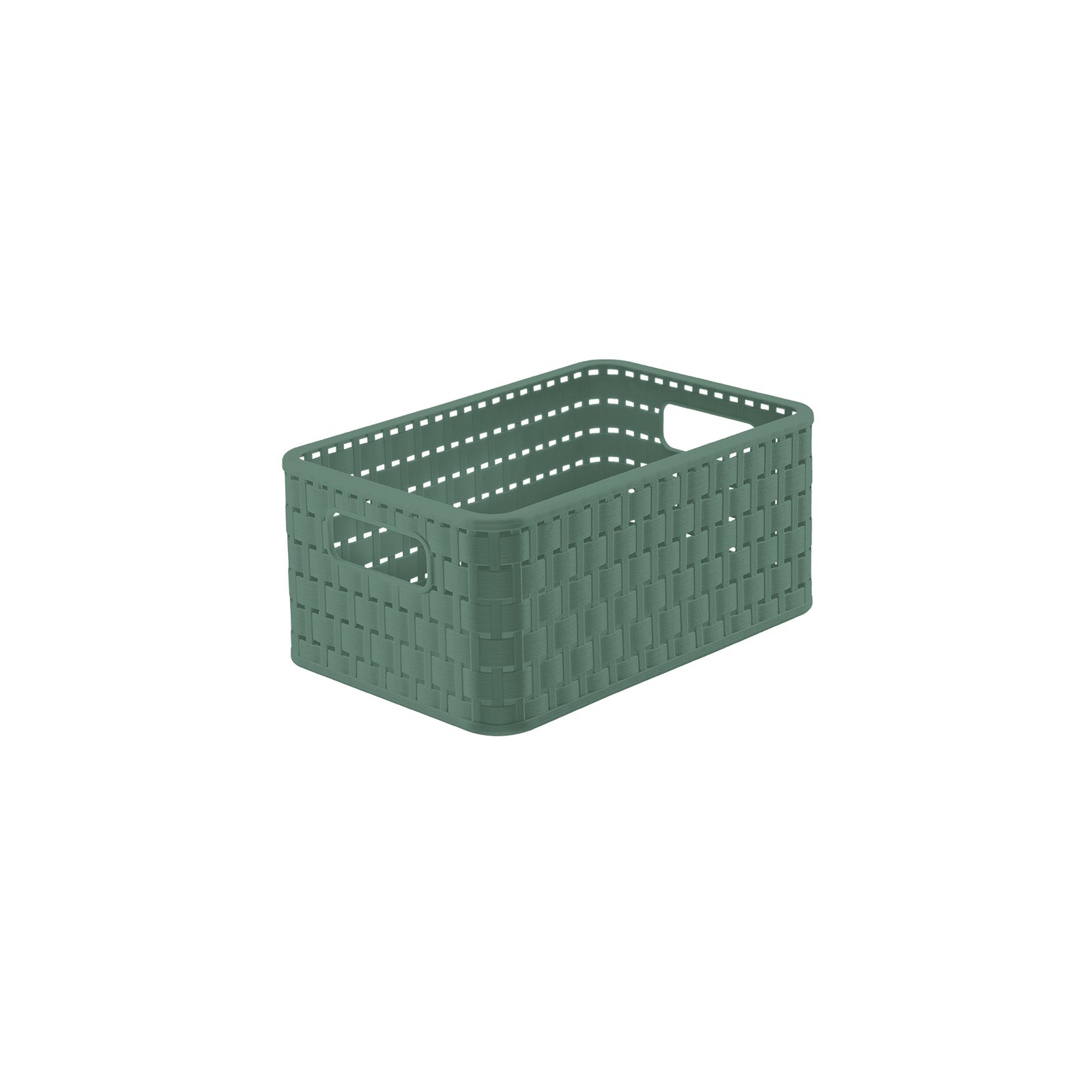 rotho-country-korb-din-a5-6-l-rattan-optik-anthrazit-stapelbar image 6