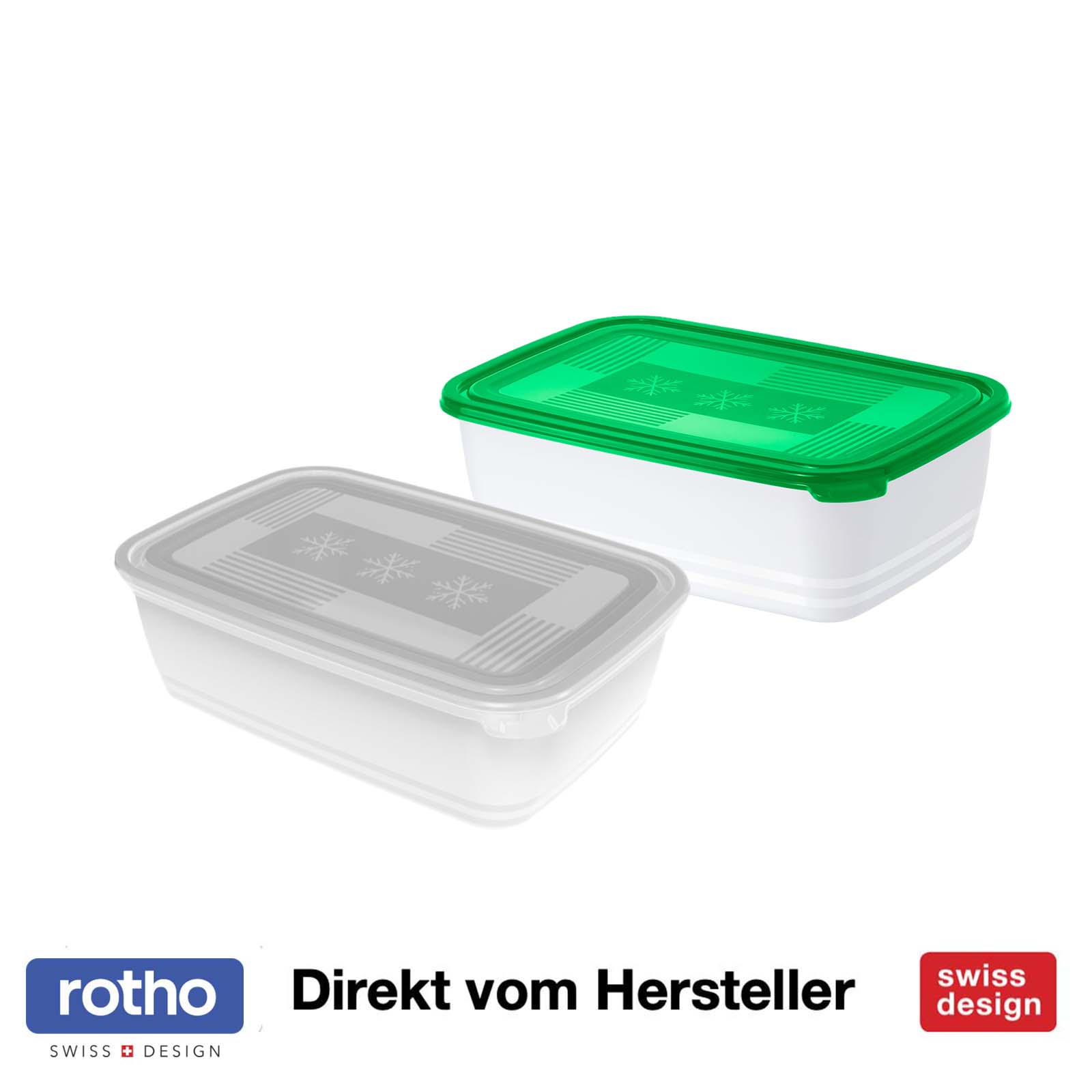 rotho-freeze-gefrierdose-3-7-l-transparent-eckig image 8