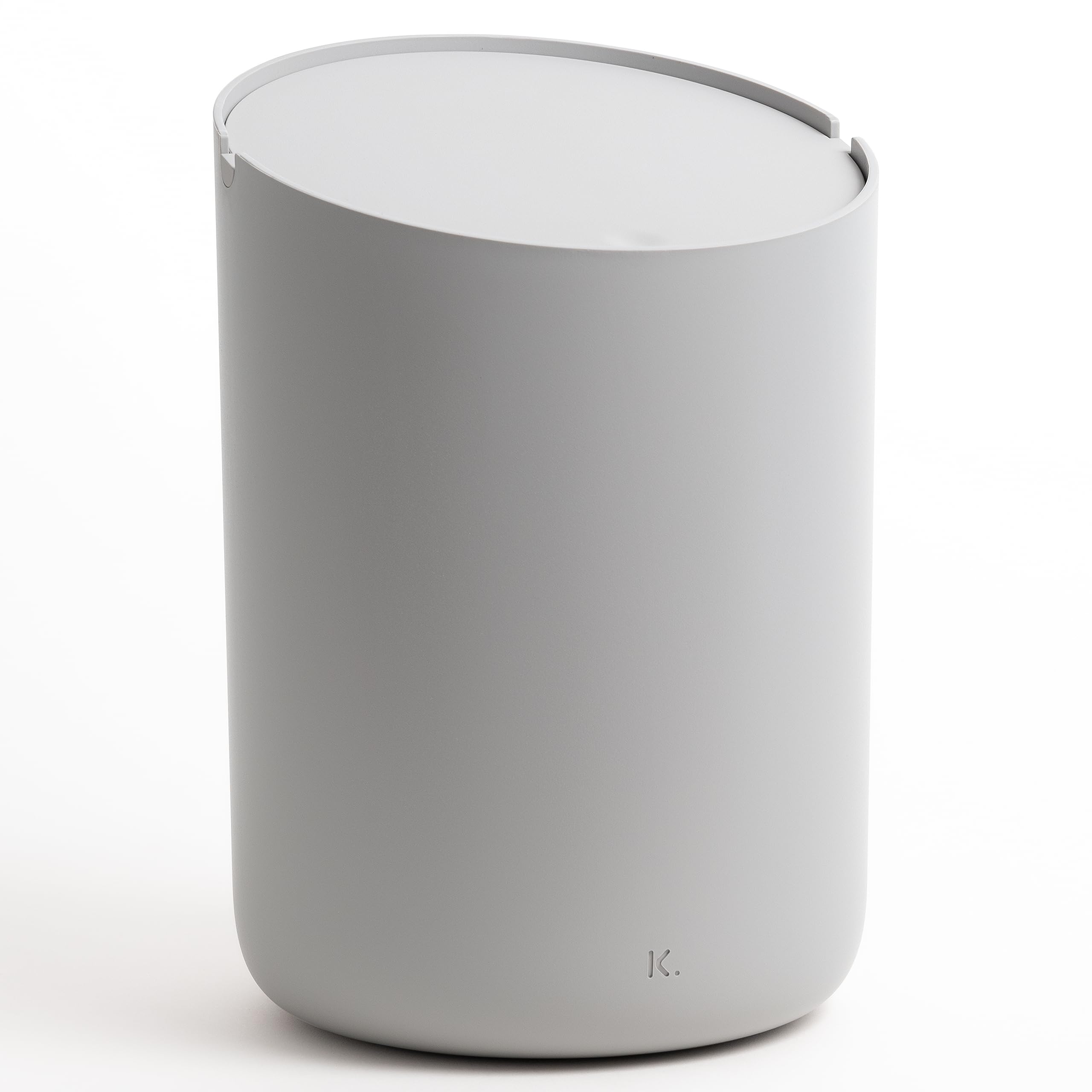 kazai-kosmetikeimer-tove-1-5l-taupe-schwarz-schwingdeckel image 7