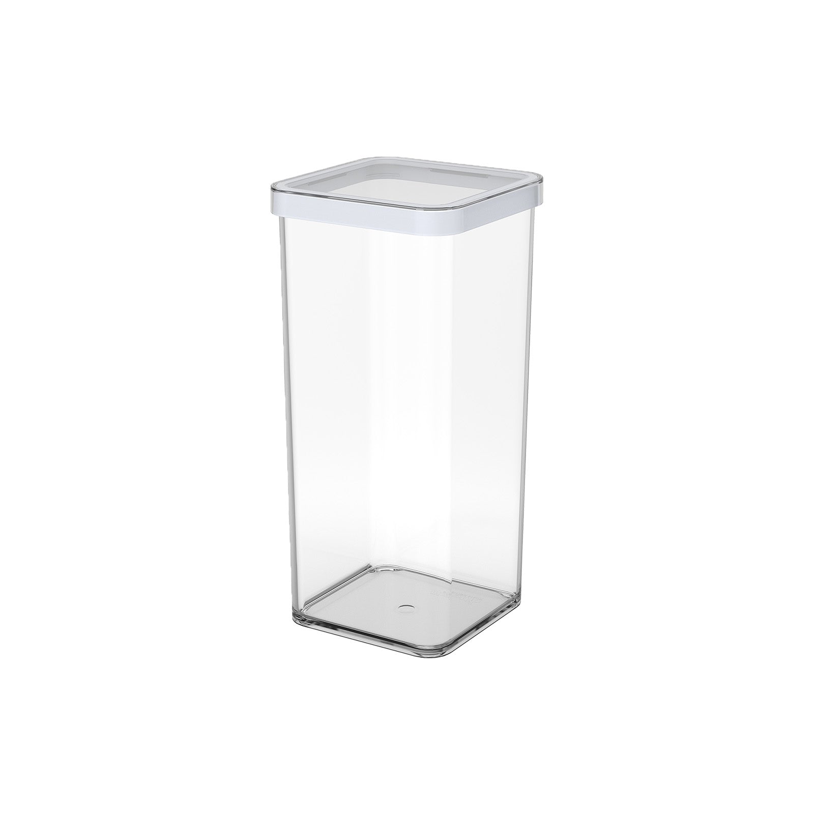 rotho-loft-premium-dose-1-5-l-transparent-rot-eckig image 1
