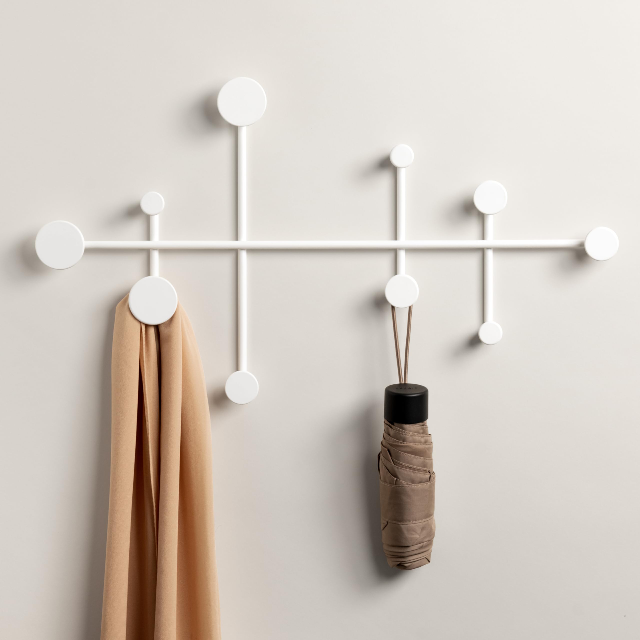 kazai-sval-wandgarderobe-taupe-sand-metall-10-haken image 8