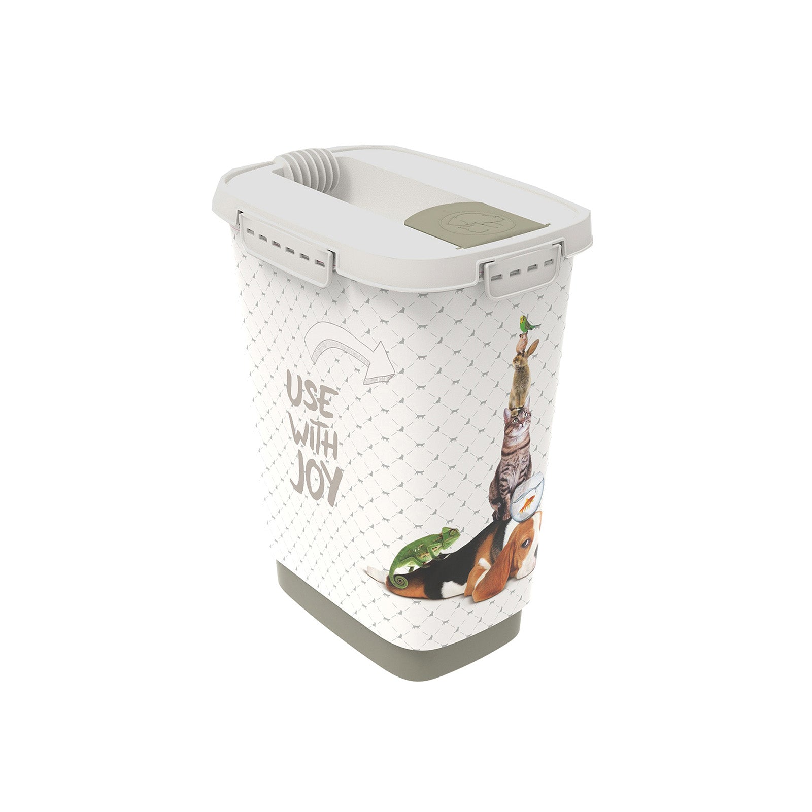 rotho-cody-tierfutterbeh-lter-10-l-anthrazit-luftdicht image 2