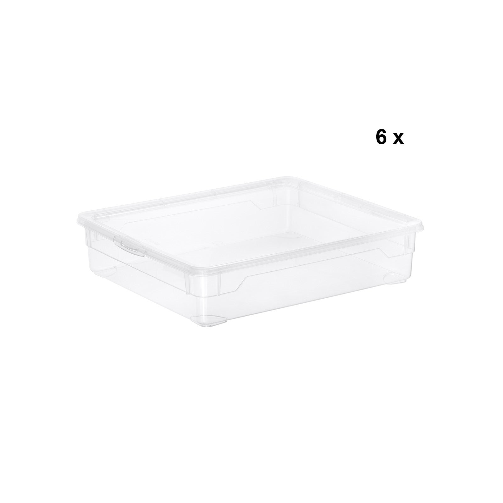rotho-clear-aufbewahrungsbox-9-l-3er-set-transparent image 3