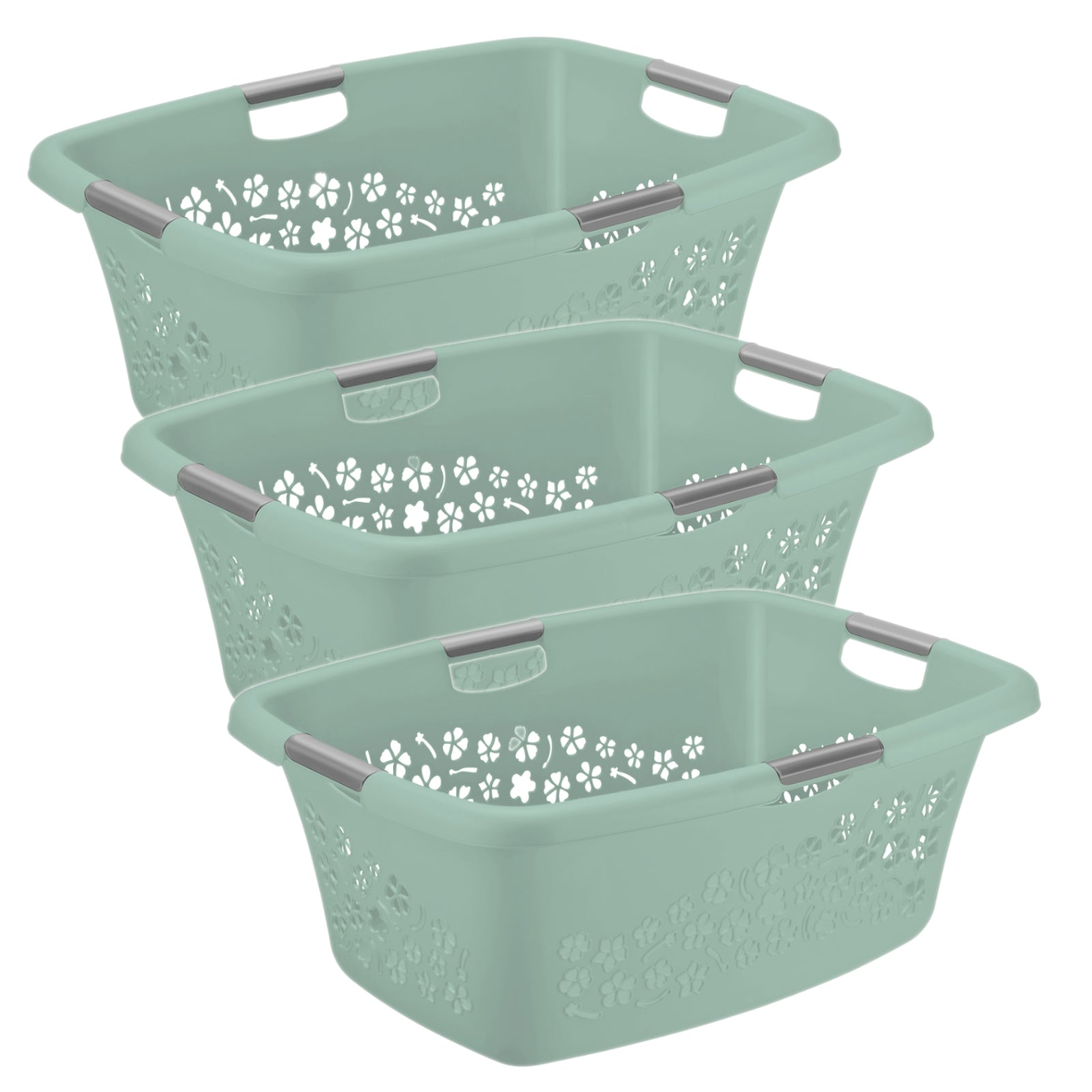 rotho-flowers-w-schekorb-50-l-3er-set-anthrazit-stapelbar image 4