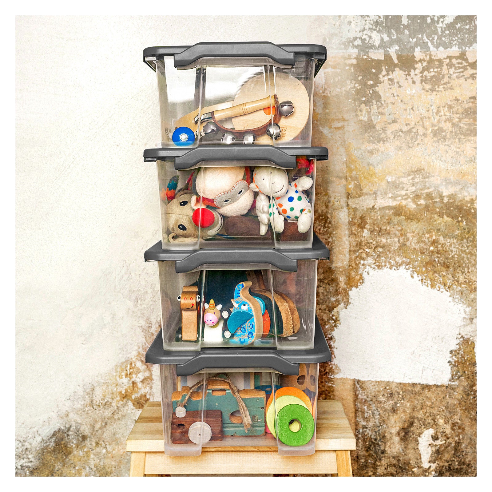 rotho-evo-safe-box-15-l-kiste-anthrazit-mit-deckel image 5