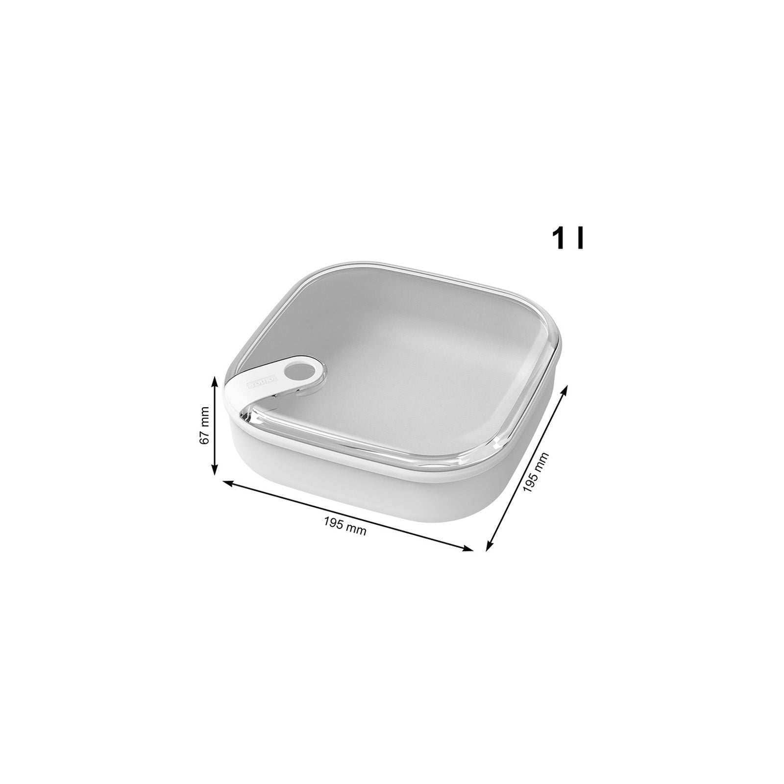rotho-ela-frischhaltedose-1l-flach-horizontblau image 8