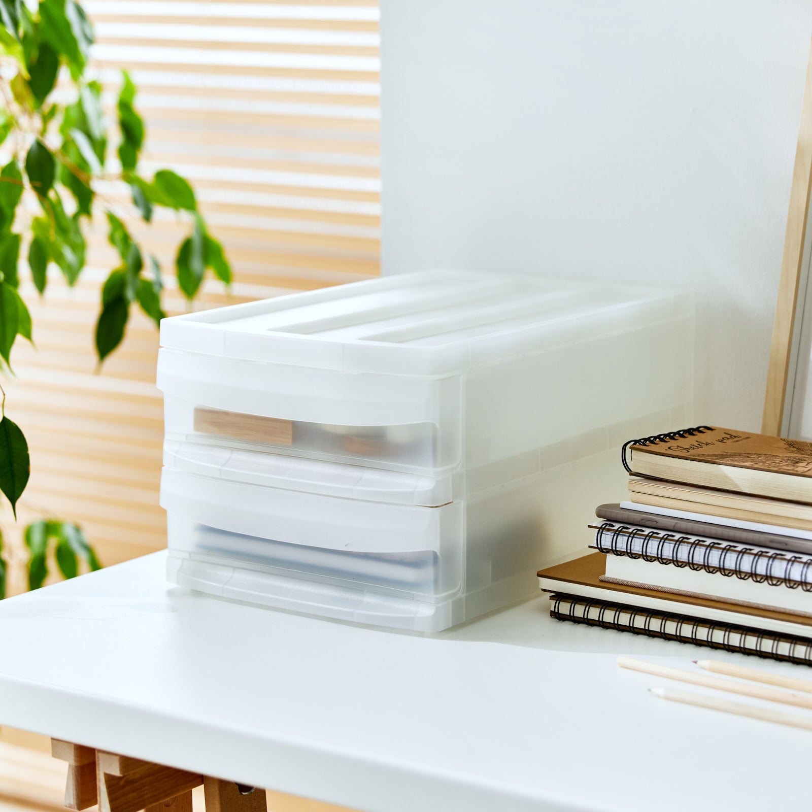 rotho-systemix-schubladenbox-m-duo-anthrazit-stapelbar image 4