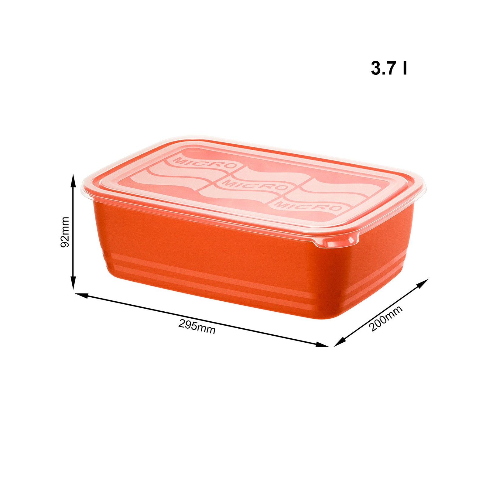 rotho-eco-mikrowellen-dose-3-7-l-rot-luftdicht image 3