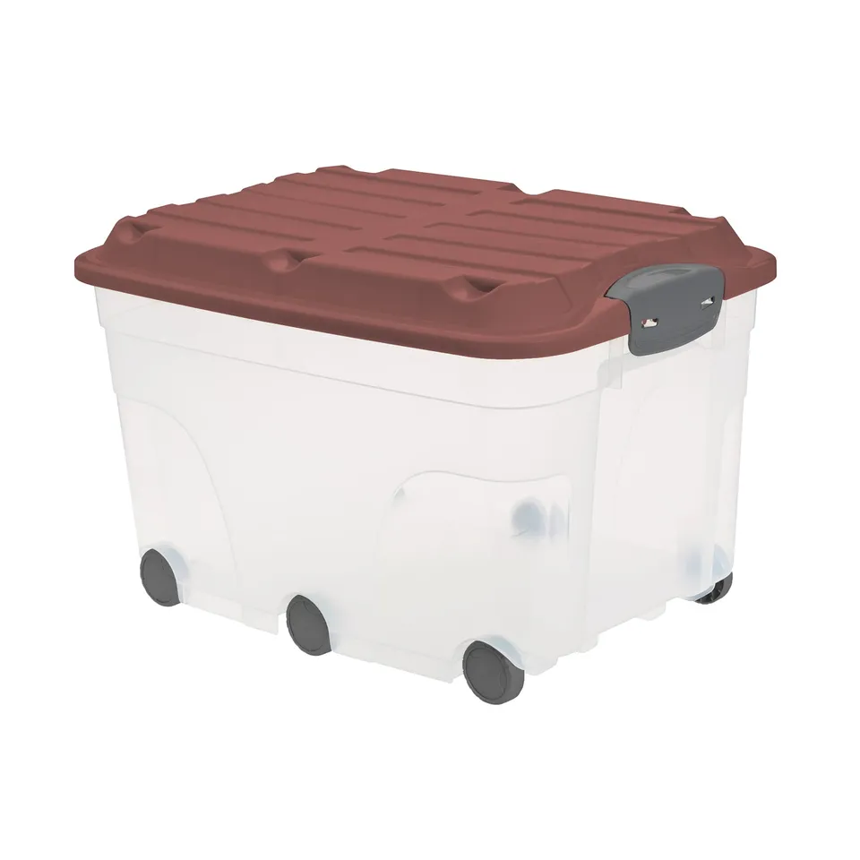 rotho-roller-6-rollbox-mit-deckel-57-l-anthrazit-stapelbar image 1