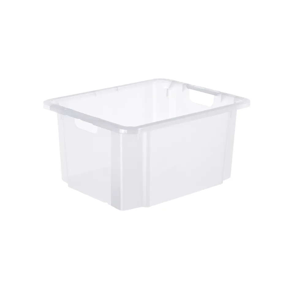 rotho-reverso-drehstapelbox-46l-transparent-polypropylen image 1
