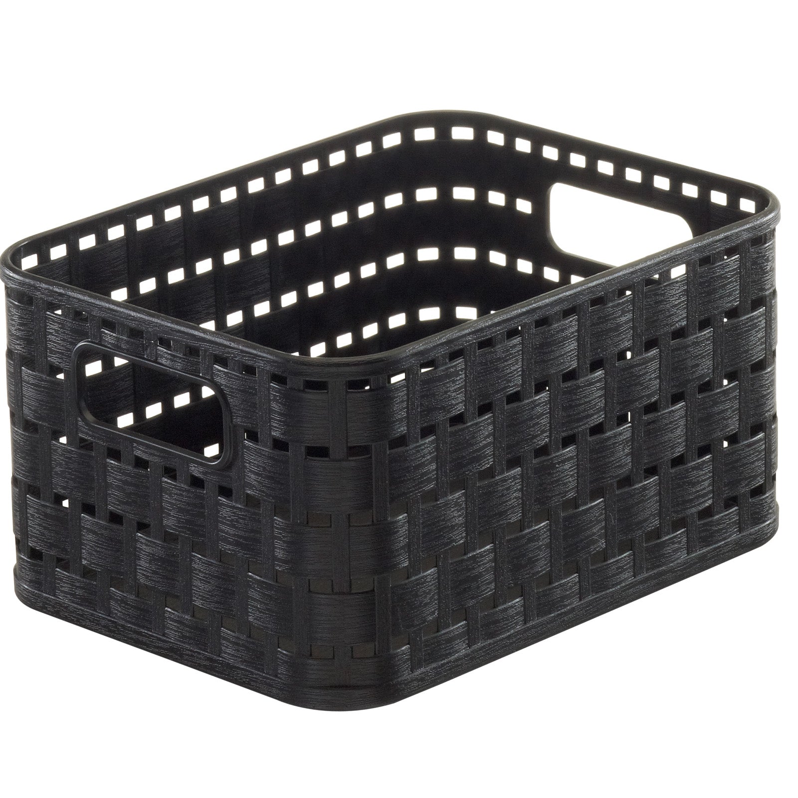 rotho-country-korb-din-a6-2-l-aufbewahrungskorb-anthrazit-rattan image 2