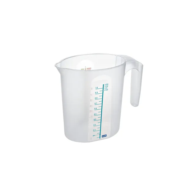 rotho-topline-messbecher-1-l-k-chenhelfer-transparent-mit-skala image 1