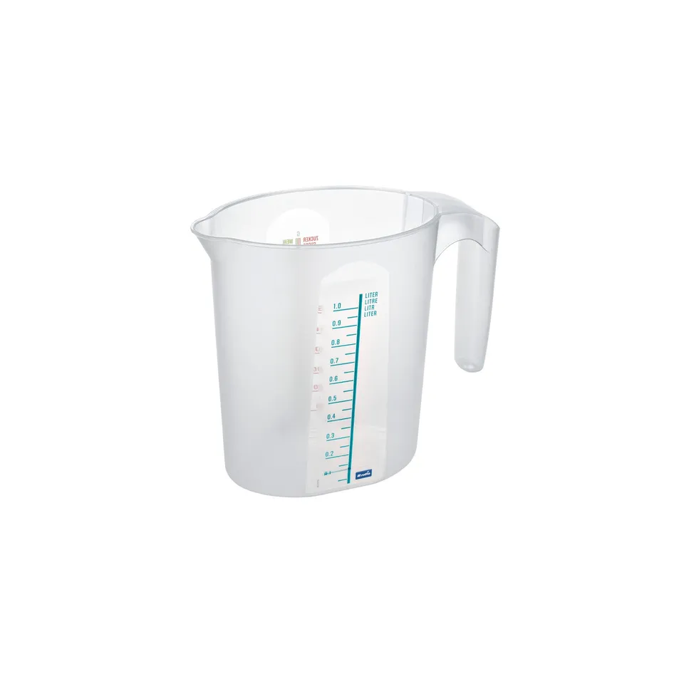 rotho-topline-messbecher-1-l-k-chenhelfer-transparent-mit-skala image 1