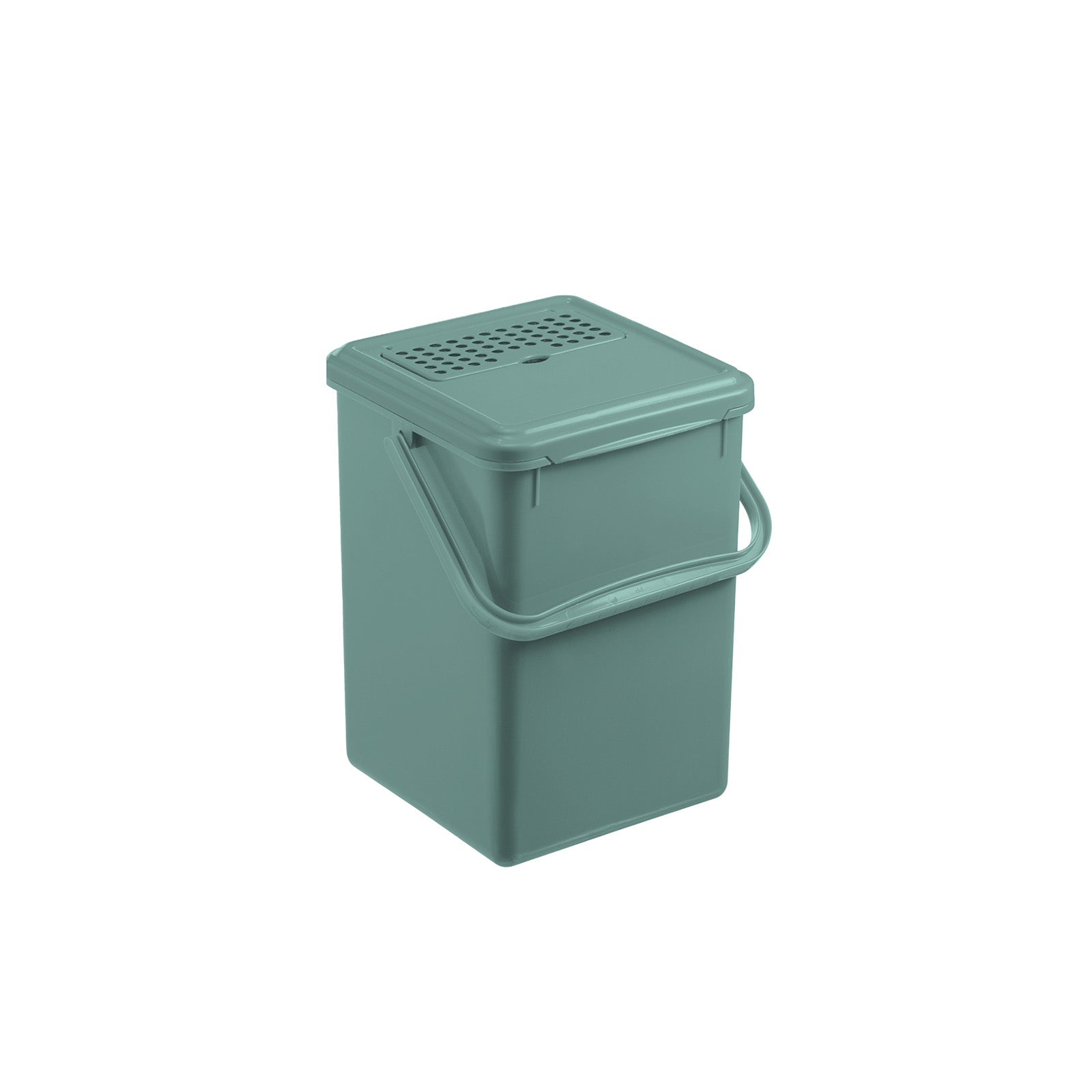 rotho-bio-komposteimer-9-l-mistletoe-gr-n-mit-aktivkohlefilter image 1