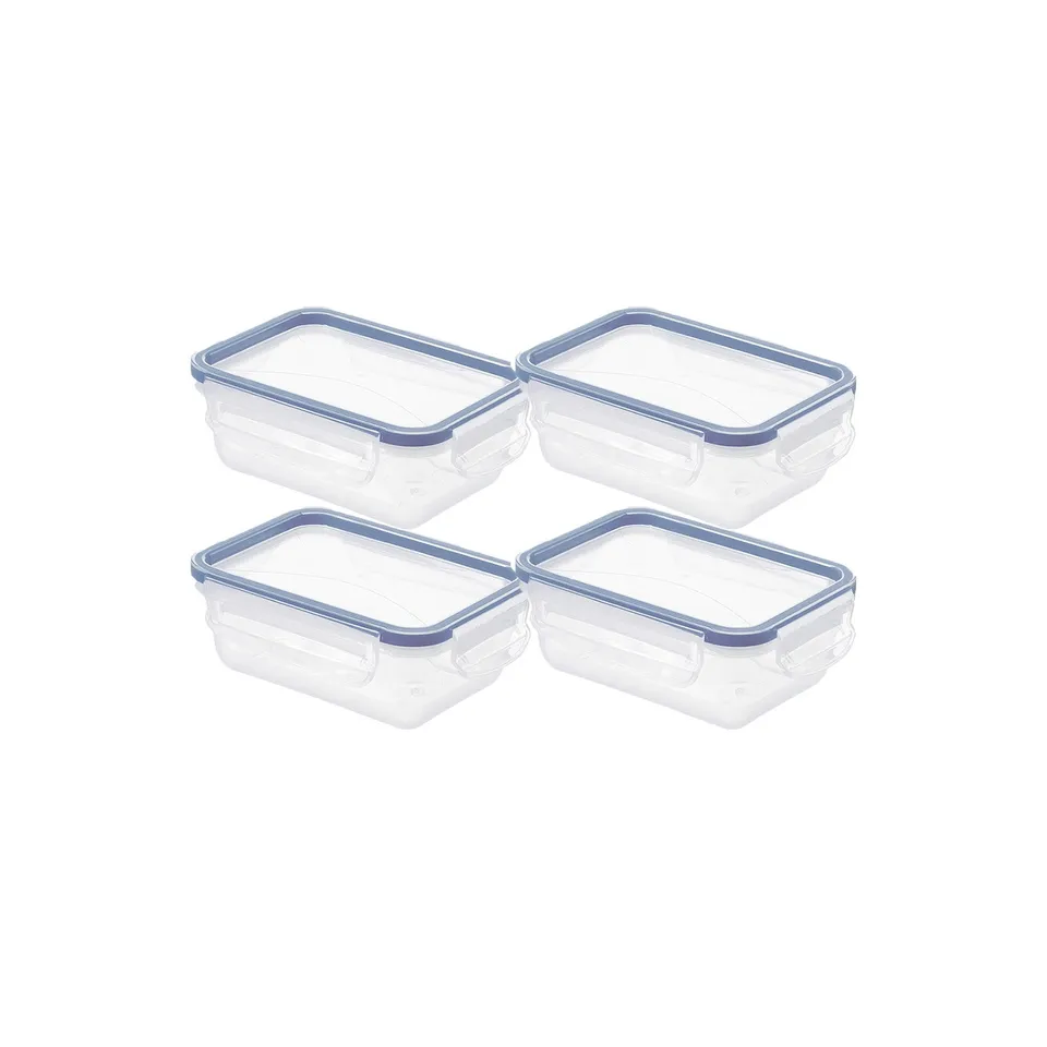 rotho-clic-lock-frischhaltebox-0-5-l-4er-set-horizontblau-luftdicht image 1