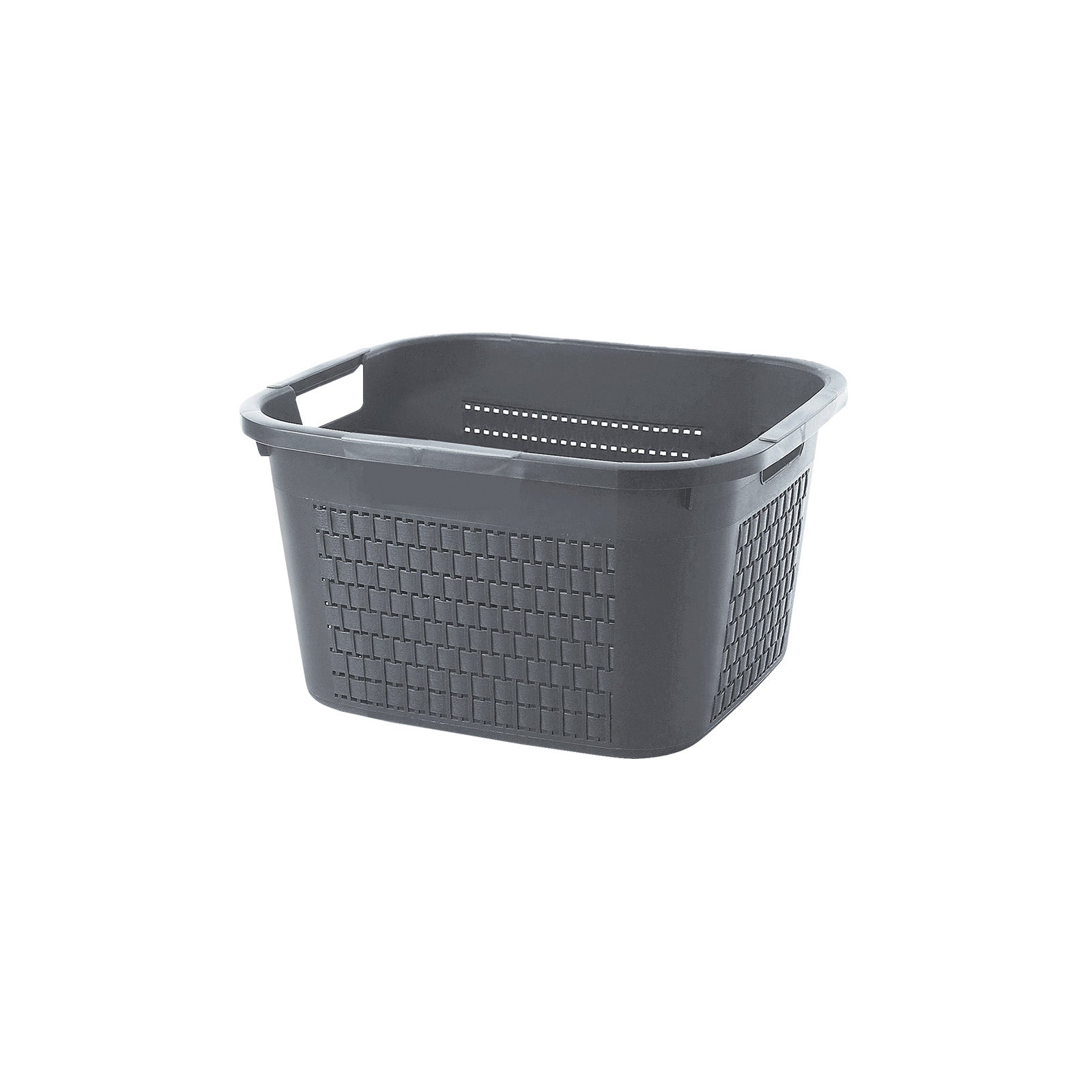 rotho-country-w-schekorb-22-l-anthrazit-rattan-optik image 3