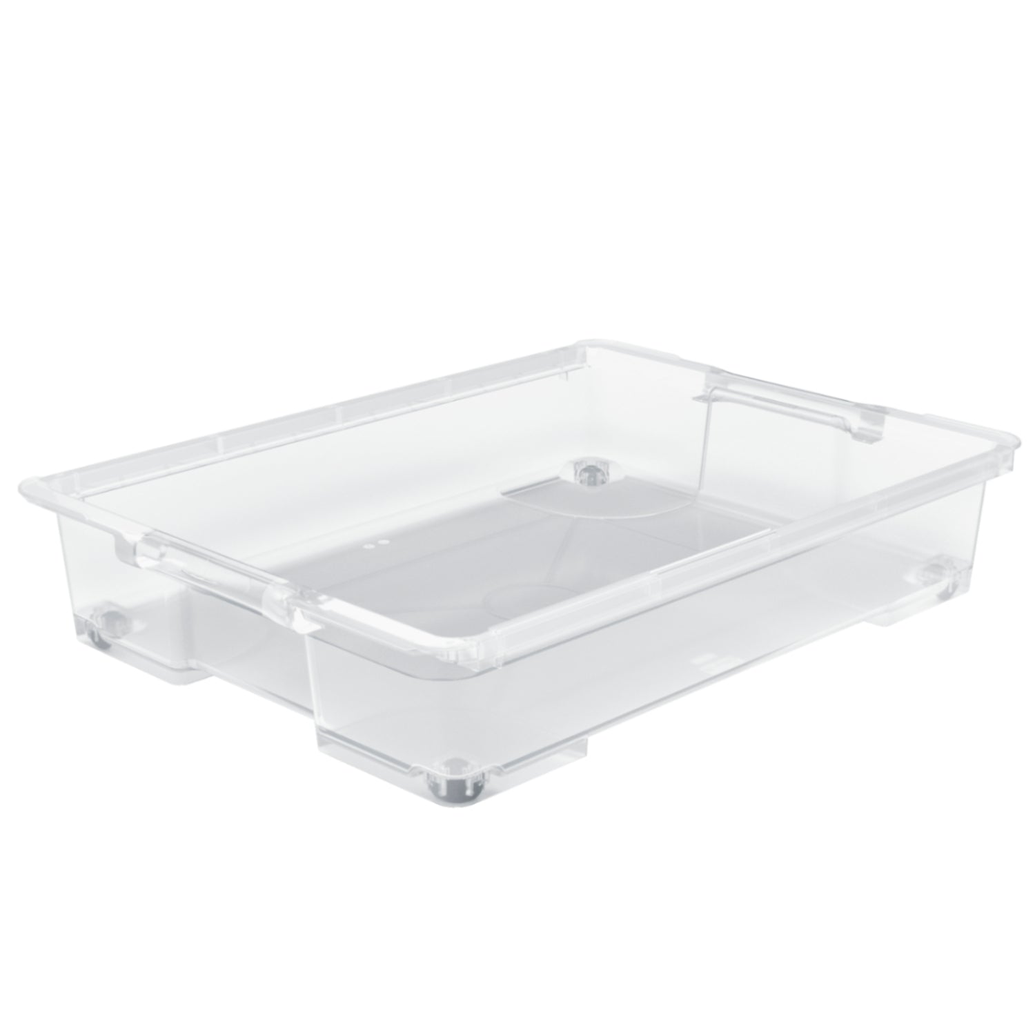 rotho-evo-easy-unterbettbox-50-l-transparent-ohne-deckel image 1