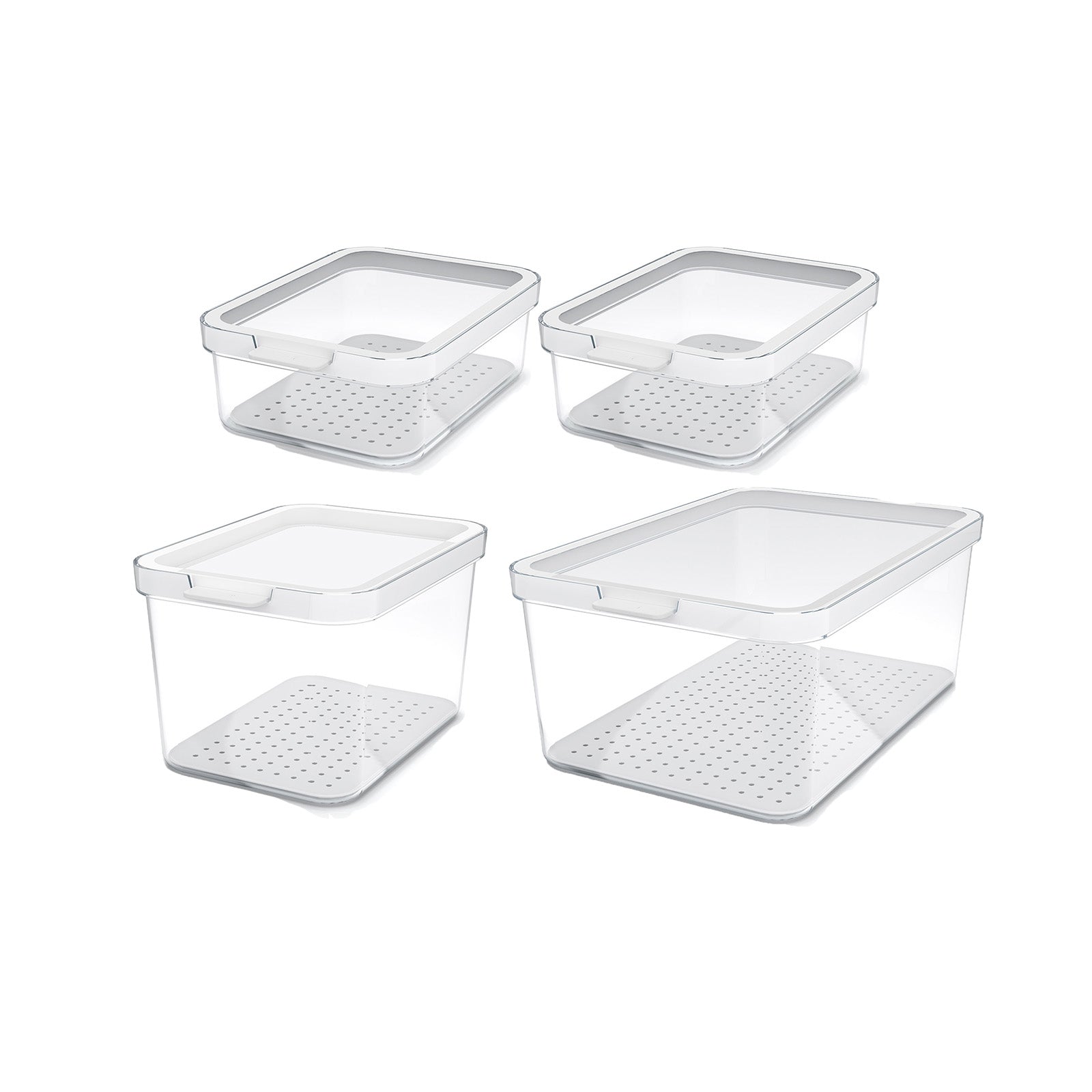 rotho-cauma-k-hlschrankorganizer-4er-set-transparent-stapelbar image 1