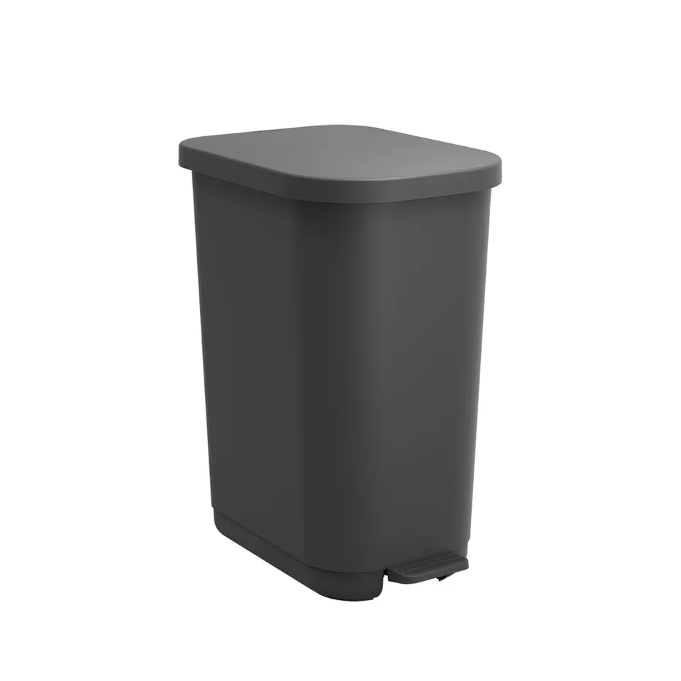 rotho-orbe-treteimer-35-l-holzkohle-schwarz-recycelt image 1