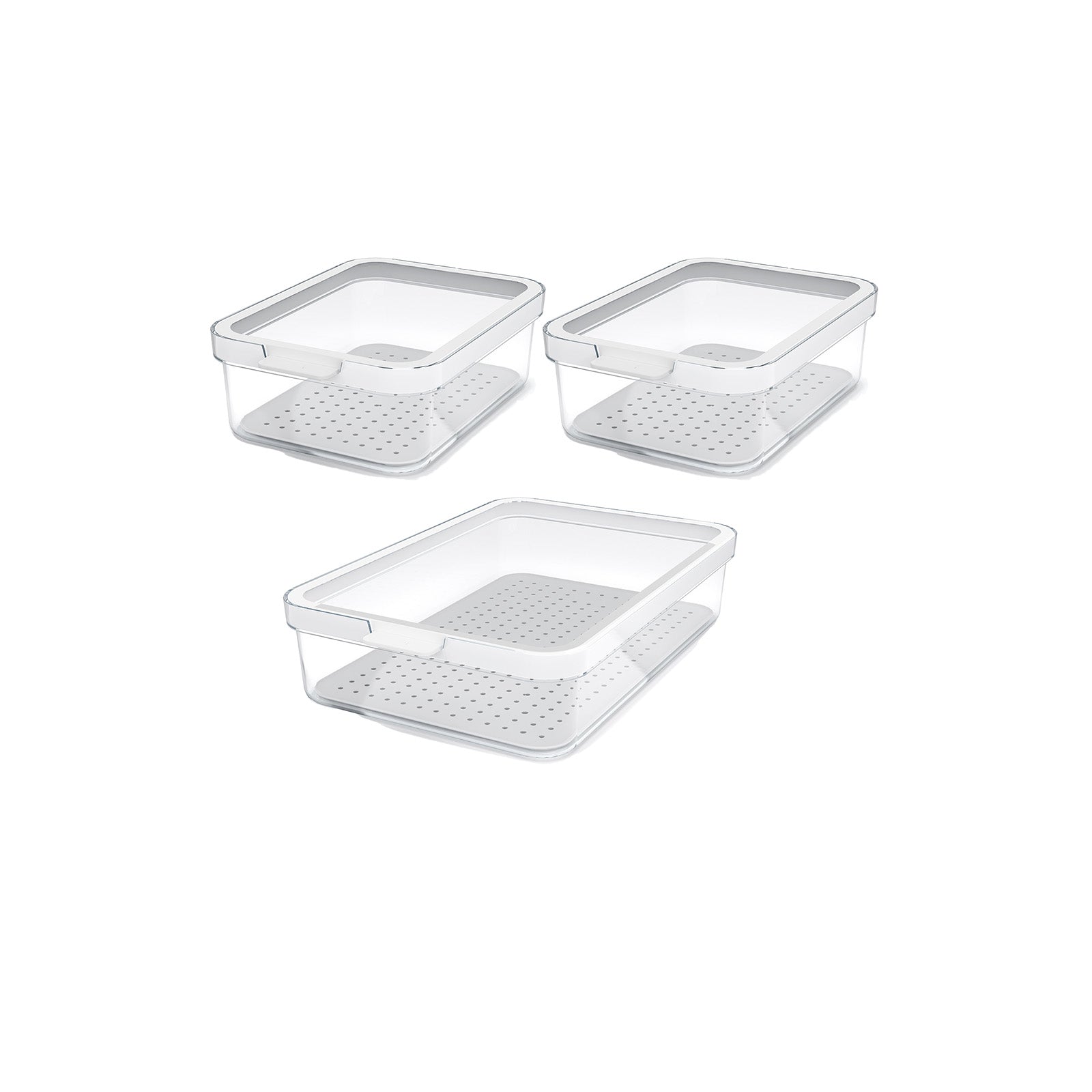 rotho-cauma-k-hlschrankbox-3-tlg-transparent-stapelbar image 1