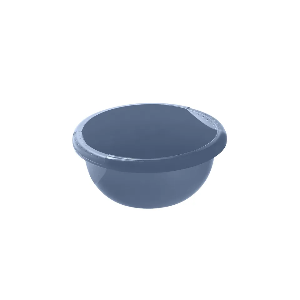 rotho-daily-becken-rund-34cm-6l-horizontblau-mit-griff image 1
