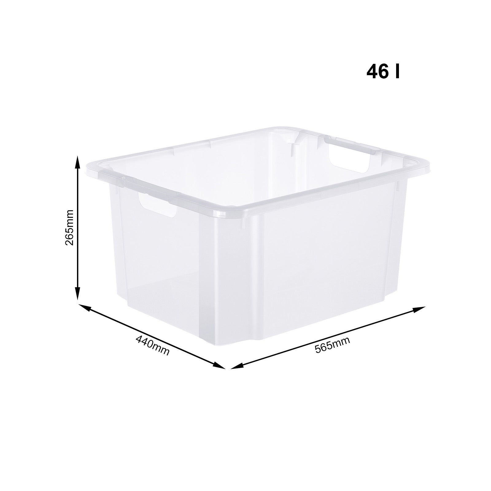 rotho-reverso-drehstapelbox-46l-transparent-polypropylen image 5
