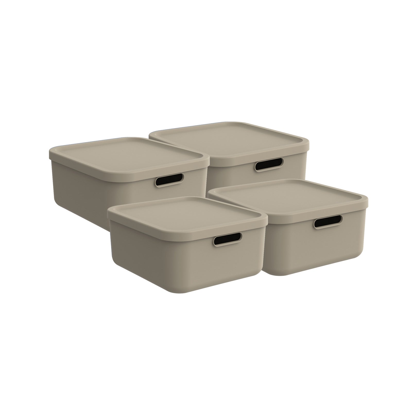 rotho-albula-light-aufbewahrungsbox-20-l-4er-set-stapelbar image 3