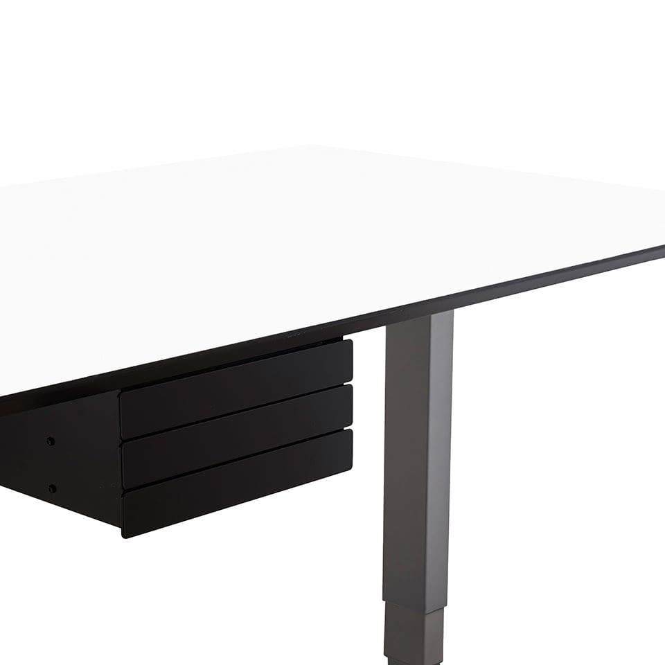 lento-tri3-schublade-unterbau-schublade-schwarz-3-f-cher-stahl image 1