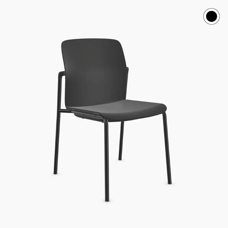 lento-light-2-0-4-fu-stuhl-stapelbar-schwarz image 1