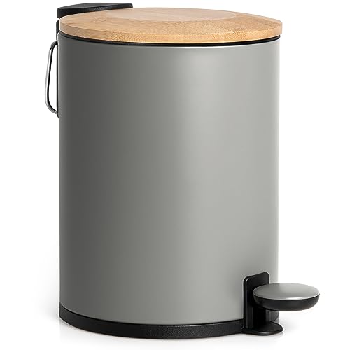 kazai-kosmetikeimer-bambus-3-l-grau-mit-absenkautomatik image 8