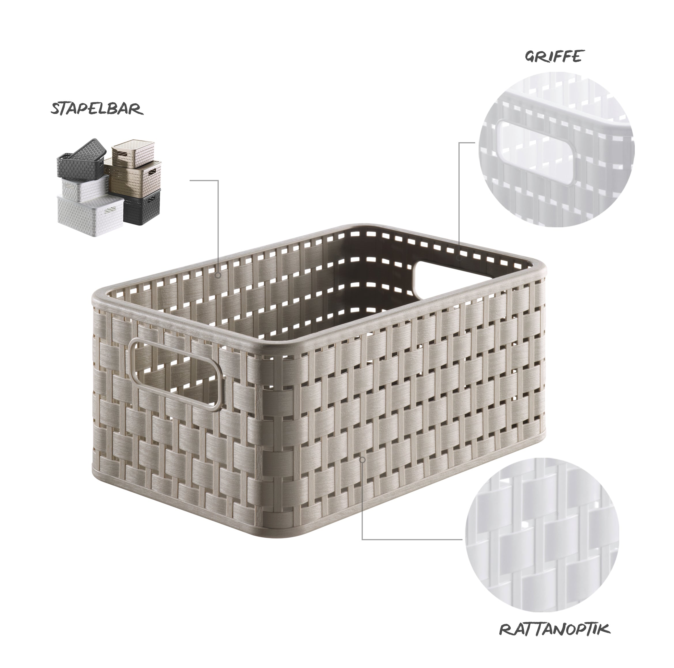 rotho-country-korb-din-a5-6-l-weiss-3er-set-rattan image 6