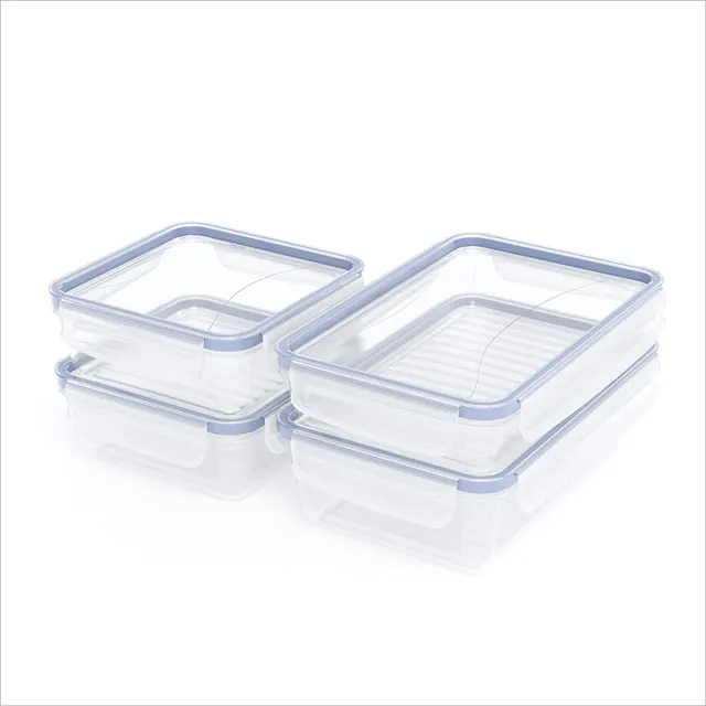 rotho-clic-lock-frischhaltedosen-4er-set-horizon-blue-luftdicht image 1